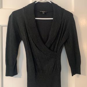 BCX dark gray 3 qtr length sleeve